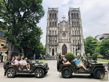 Load image into Gallery viewer, Fun Drive Around Hanoi Jeep Tours VJT Adventures 
